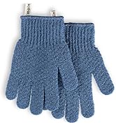 MainBasics Exfoliating Bath Gloves for Shower Heavy-Textured Nylon Fiber Body Exfoliator Scrub Gl...