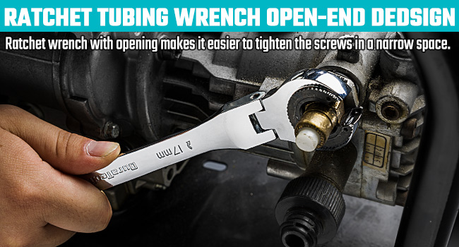 Open end Spanner ratcheting wrench set ratcheting open end wrench set Tubing Wrench Set
