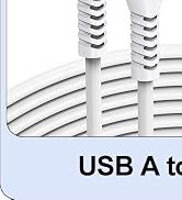VoroDcip 15 FT USB C Cable Fast Charging 2 Pack, Extra Long USB A to Type C White Data Cord, 15 F...