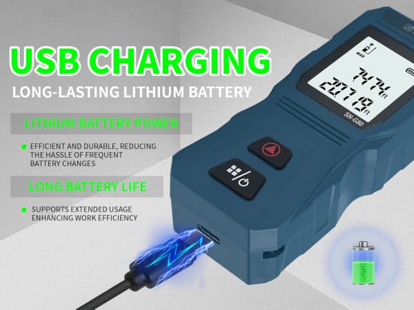 SN-G80 laser distance meter, high accuracy, compact design.