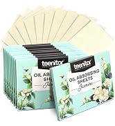 Teenitor Oil Absorbing Sheets for Face, 1000 Sheets Jasmine Oil Blotting Paper for Oily Skin, Nat...
