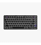 XVX L75 Air Low-Profile Wireless Keyboard, Anodized Black Retro IMD Keycap