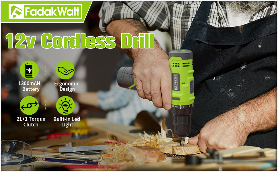 Fadak Walt cordless drill
