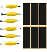 Jizlan 12 Pack Fingerboard Grip Tape Sticky Foam Sticker Replacement + Screwdriver Tool Nut Drive...