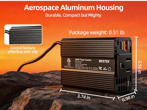 aluminum shell car 12v inverter