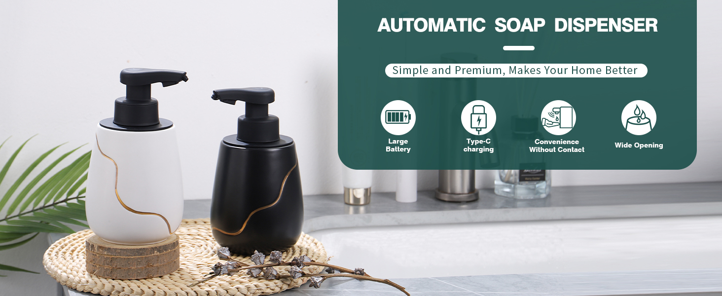 Automatic Soap Dispenser Bathroom Hand Free Soap Dispenser Smart Electric Touchless