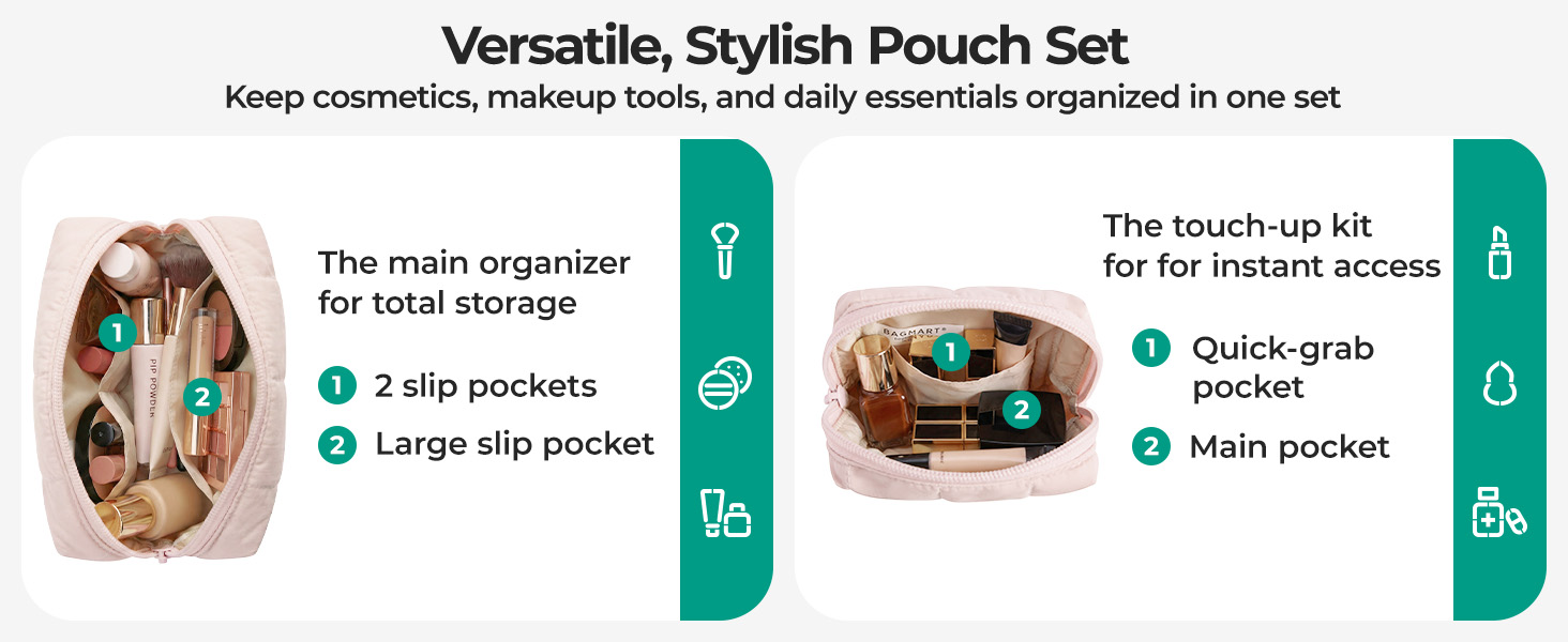 Versatile, Stylish Pouch Set