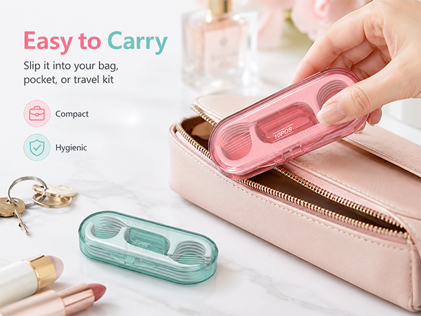 pick tooth miswak sticks portable dispenser flavored dentek dr tungs smart reach flosser