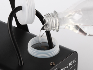 Add the fog fluid