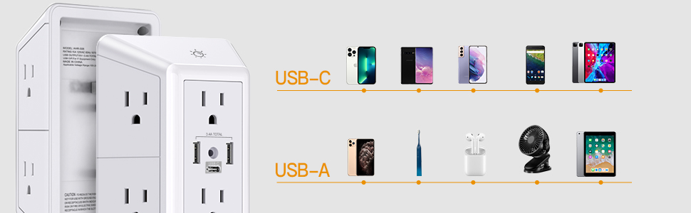 multiple plug outlet