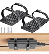 Silicone Laptop Charger Mount,under desk power brick holder,2 pack | secure universal bracket Org...