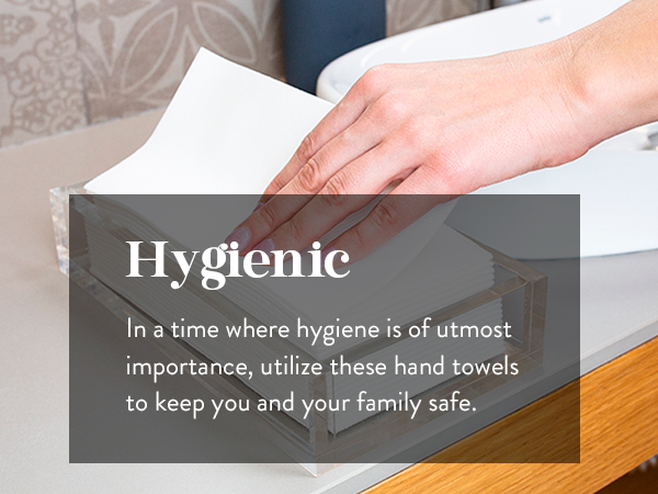 Linen-Feel Guest Towels in bathroom, corporate restrooms or for weddings, birthdays parties, events