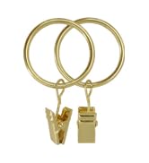 Metal Curtain Rings with Clips curtain drapery clips rings with rod clip hooks for curtains ring