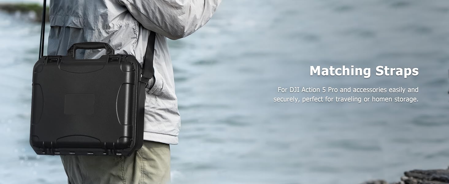 Osmo Action 5 Pro Hard waterproof Case tavel Bag for dji action 5 4 3 accessories