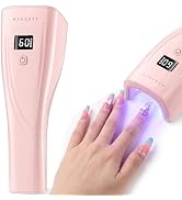 Makartt Flash Cure UV Nail Lamp, 3S Pre-Curing Portable Cordless UV LED Nail Light 222 mW/cm² for...