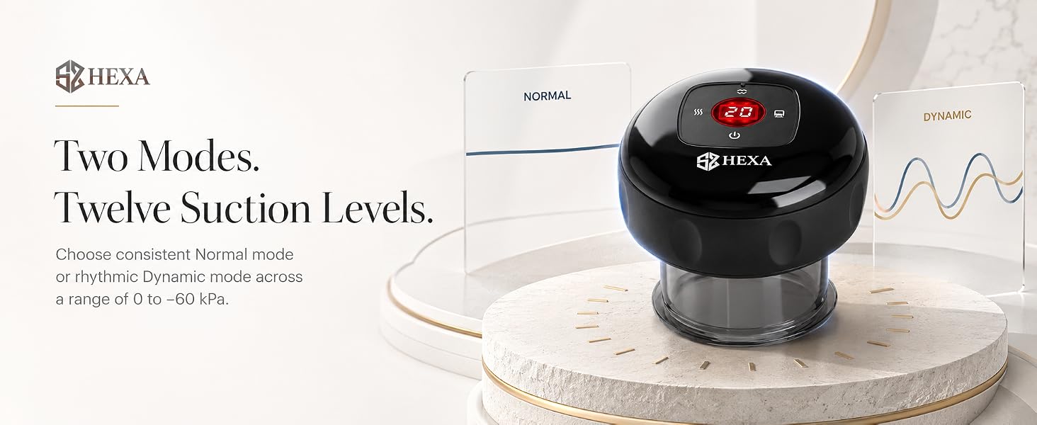 Two Modes. Twelve Suction Levels.