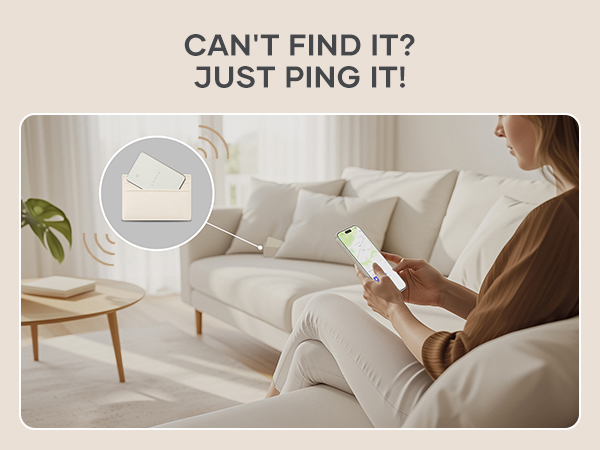 Satechi FindAll Wallet Card with FindMy, Wallet Tracker, Left Behind Notification, Sound Alert