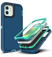 YmhxcY for iPhone 12 Case & iPhone 12 Pro Phone Case Shockproof Dropproof Dust-Proof Drop Proof 3...