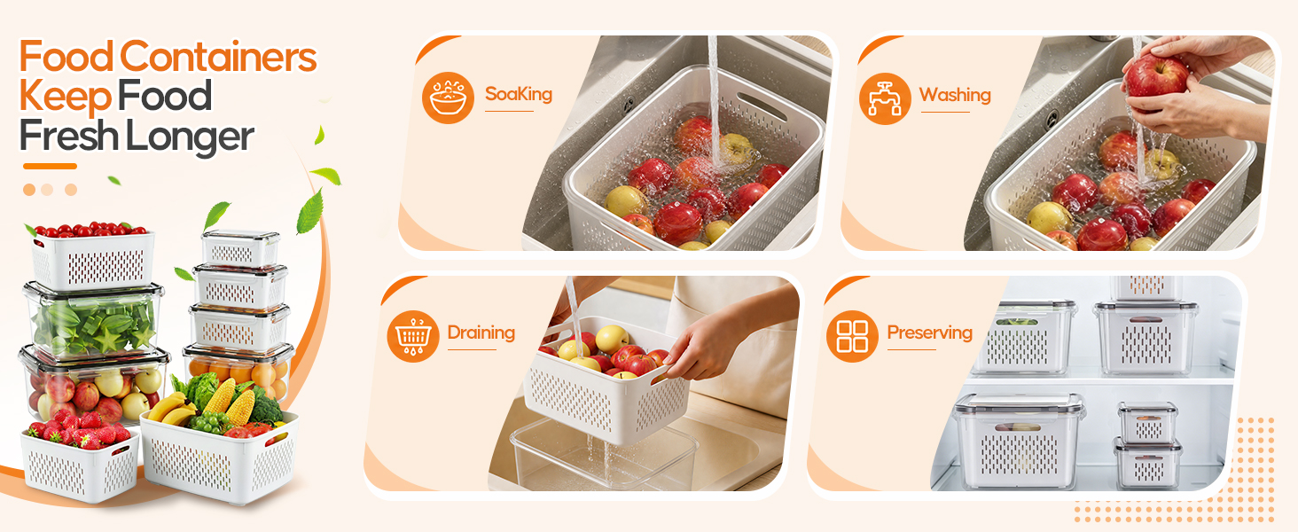 fruit containers for fridge