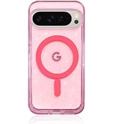Tuokiou for Google Pixel 10 Pro XL Case Magnetic Translucent Compatible with MagSafe Crystal Glit...