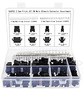 OCR 2.5mm Pitch JST SM Connector 2 3 4 5 Pin Male/ Female Housing Plug Connector Assortment Kit 5...