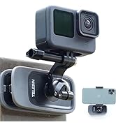 TELESIN Magnetic Mount Backpack Clip with Phone Holder for GoPro Insta360 iPhone Accessories for ...