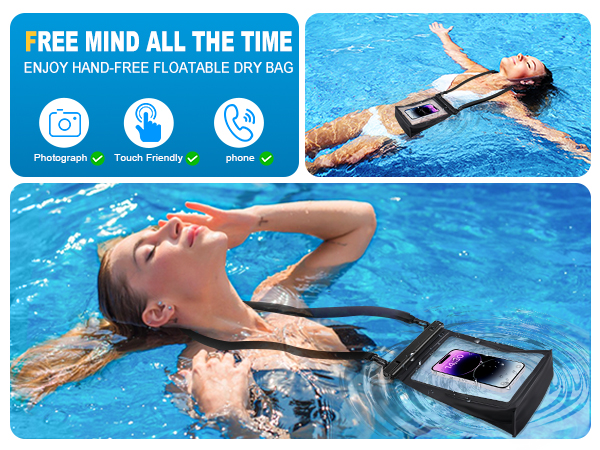 water phone protector pouch waterproof phone pouch floating floating waterproof phone pouch
