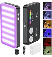 VRIG RGB Video Light, Portable LED Camera Light, 2500K-9000K, 3600 mAh, 20 Effects, 140 LEDs, OLE...