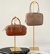 MCKECHSION Handbag Display Stand Golden 2 Pack Stainless Steel Display Rack Counter Hanging Hook ...