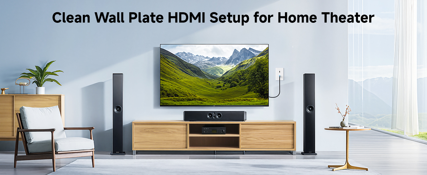Cable Matters 2-Pack 8K HDMI Keystone Jack with 8K 60Hz and 4K 120Hz (8K Keystone HDMI,