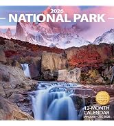 Wall Calendar 2026 Planner Calendar - National Park Hangable Monthly Wall Calendar with Large Blo...