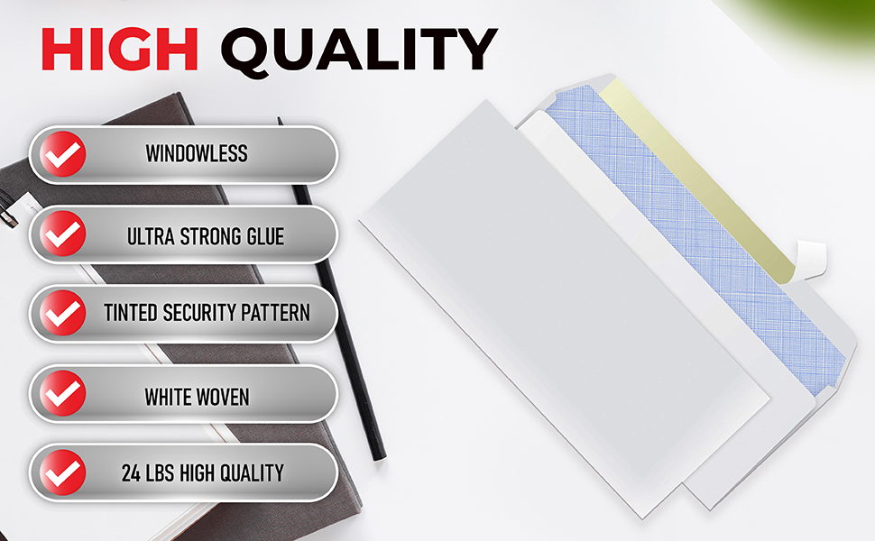 Self sealing envelopes plain envelopes legal envolpe number 10 window box of envelopes size 10