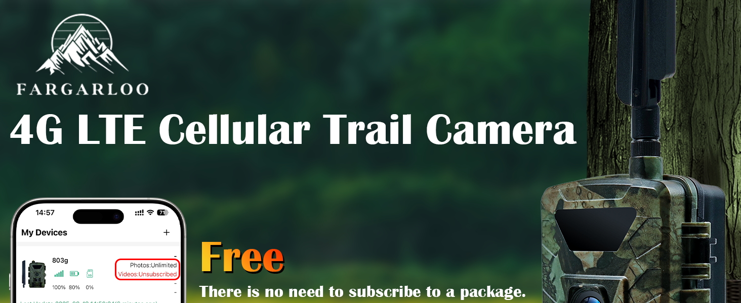 4G LTE Cellular Trail Camera