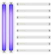 Qualirey 10 Pack Bug Zapper Replacement Light Bulbs 10W for 20W Indoor Bug Zapper, BL T8 F10W 13I...