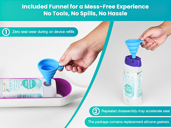 Refillable Bottle for Swiffer Power Mop