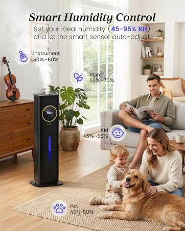 humidifiers for bedroom plants pets with humidity control