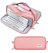 FANCY FOREST Large Capacity Pencil Case, KALIDI Pencil Pouch Office College School Large Storage ...