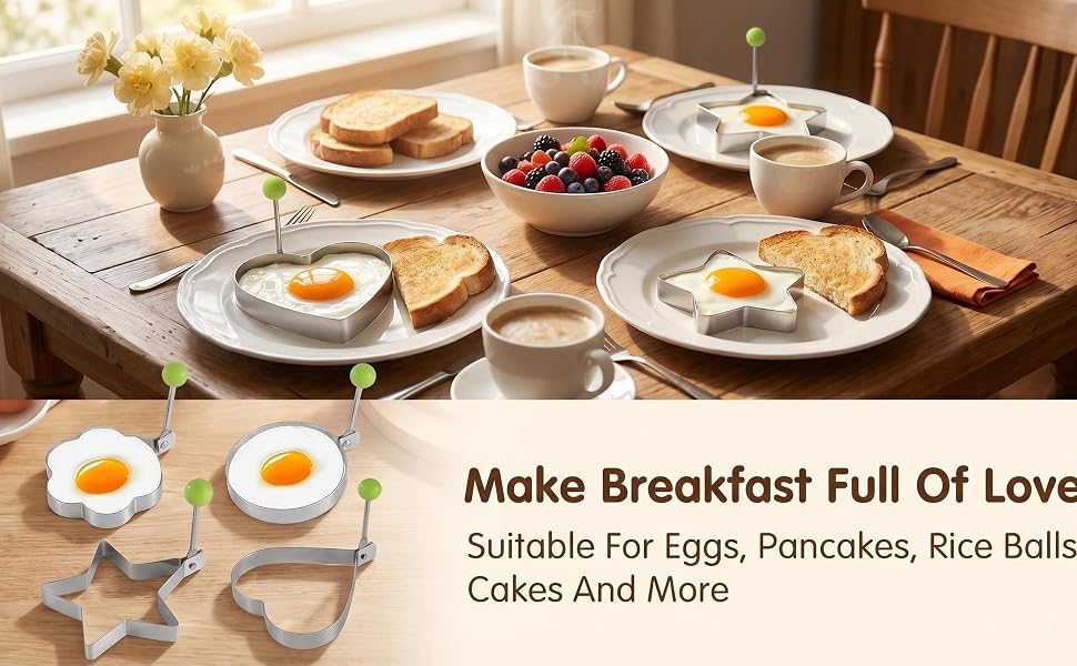 Non-stick & warp-resistant. Eggs slide right out