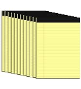 Yellow Legal Pad, 8.5 x 11 College Ruled Notepad, 12 Pack Legal Notepads 8.5 x 11 Writing Pads, 3...