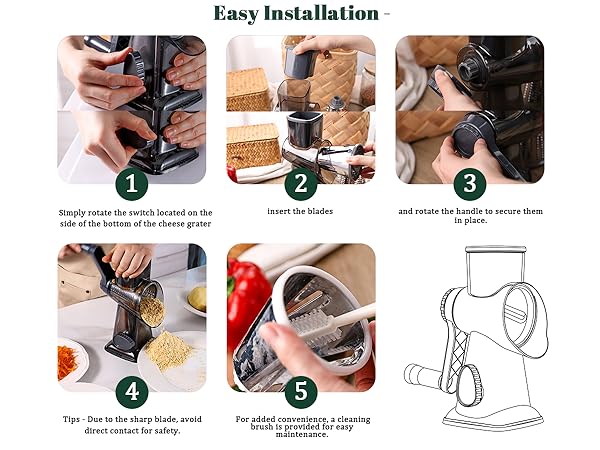 Rotary Cheese Grater