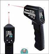AHOSOUTLY Infrared Thermometer Temperature Gun -58?~ 1022? (-50? ~ 550?) Non-Contact Instant-Read...