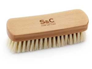 durable design of natural horsehair shoe brush