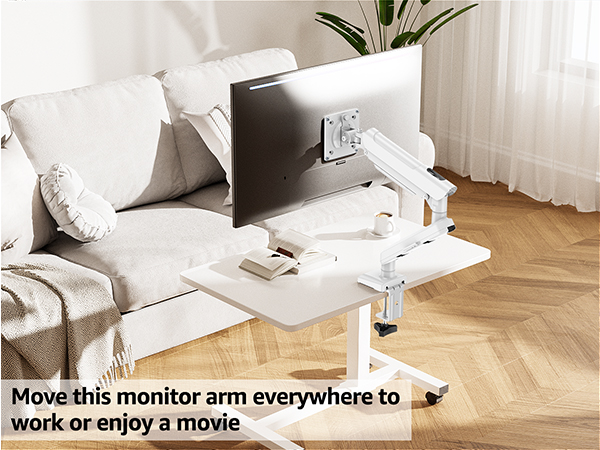 single monitor desk mount