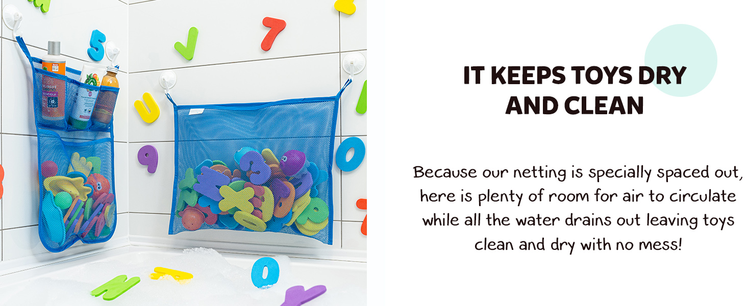 bath toy organizer