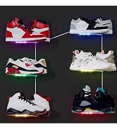 OAPRIRE LED Acrylic Floating Shoe Display 6-Pack | Remote & App Control, 60,000+ RGB Colors, 213 ...