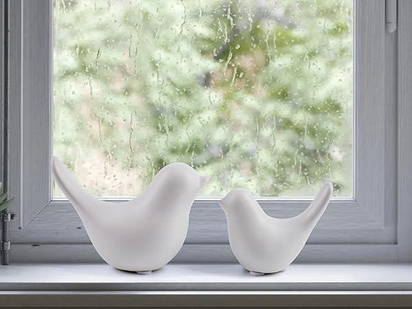 Small Birds Statues Home Decor