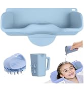 Portable Hair Washing Station,Silicone Hair Washing Basin for Toddlers,Children & Teens,Stable Si...