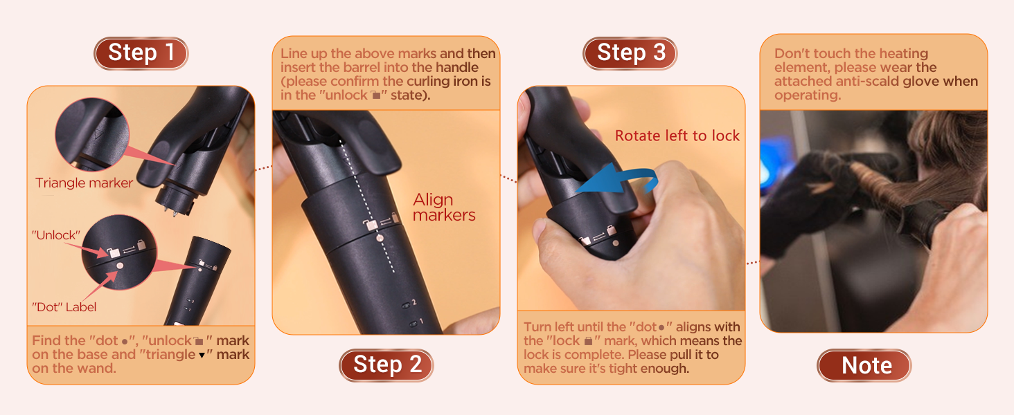 curling iron install