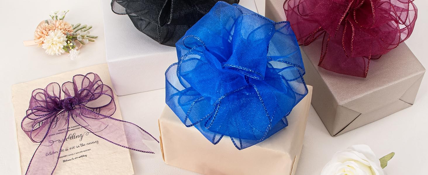 Organza wired ribbon 3