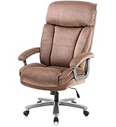 CLATINA Big and Tall Executive Office Chair, Extra Wide Seat, 800 LBS Capacity Heavy Duty Ergonom...